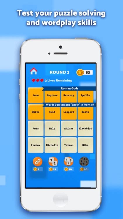 Connect The Words 4 Word Game By Inquisitive Media Limited
