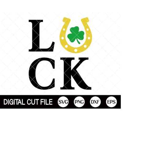 St Patricks Day Svg Luck Svg Lucky Svg Shamrock Svg Clov Inspire Uplift