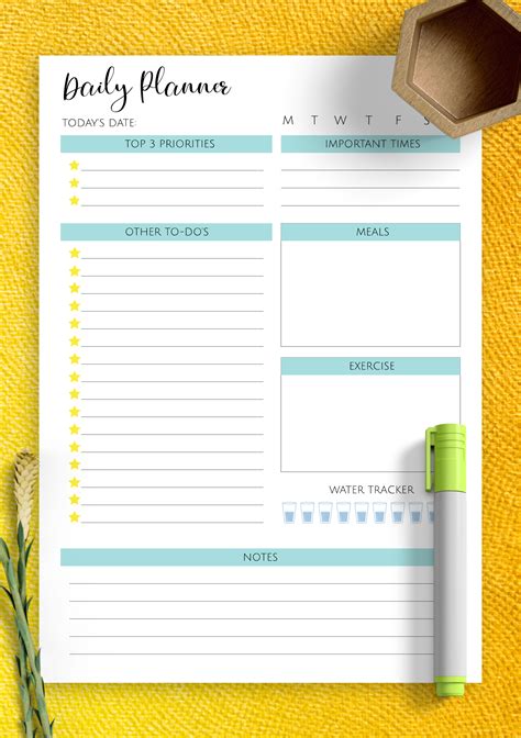 Writing Planner Template