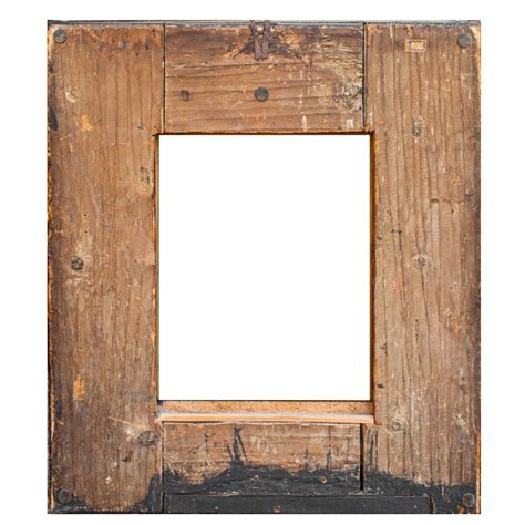 Proantic Th Century Guilloche Frame In Ebonized Finish Wood