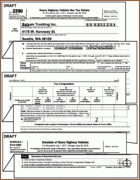 Irs Form 2290 Schedule 1 - Form : Resume Examples #3emVKxj2rX