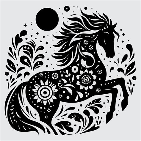 Premium Vector Horse Silhouette Vector