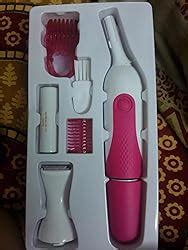 Veet Sensitive Touch Expert Trimmer For Face Underarms And Bikini Line Battery Carry Pouch