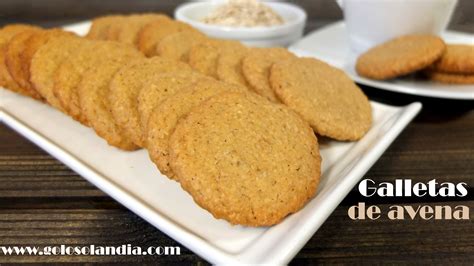 Galletas De Avena Sanas Y Deliciosas Receta Y V Deo Paso A Paso