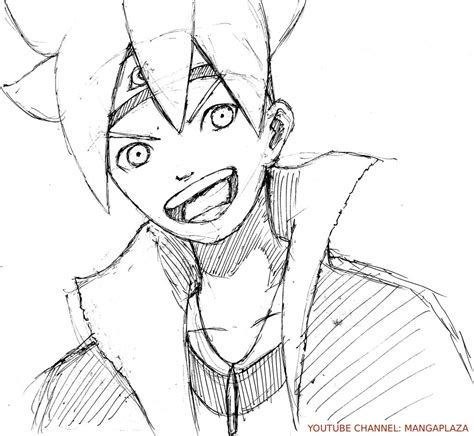 Sketch 2 Uzumaki Boruto Naruto Fan Art By Airtoncs On Deviantart