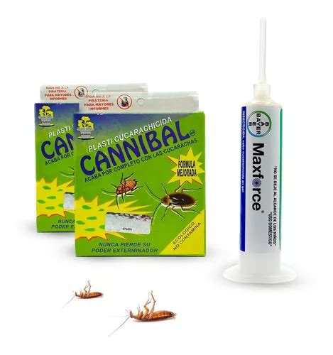 Max Force Gel Bayer 30 Gr Mata Cucarachas Y 2 Cannibal Cebo