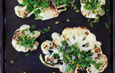 Pan Roasted Cauliflower With Gremolata Edible Vancouver Island