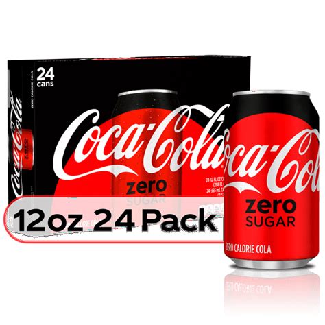 Coke Zero Sugar Diet Soda Soft Drink 12 Fl Oz 24 Pack