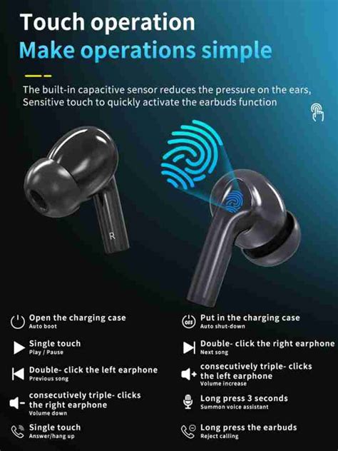 M19 Tws Bluetooth 51 Wireless Earbuds Black True Wireless Bluetooth Gaming Headset Price In