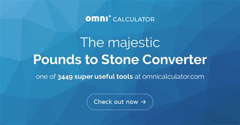 Pounds to Stone Converter