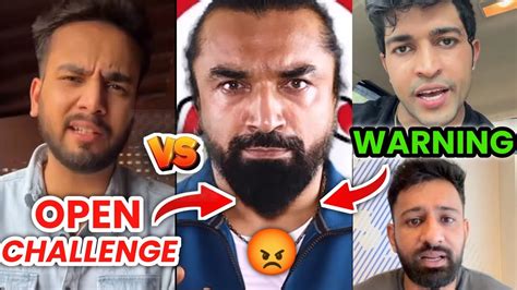 Elvish Yadav OPEN CHALLENGE To Ajaz Khan Joginder Rajat Dalal Last