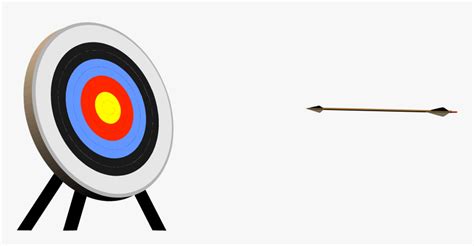 Bullseye Clipart Bow Target Arrow Arrow Hitting Target Hd Png