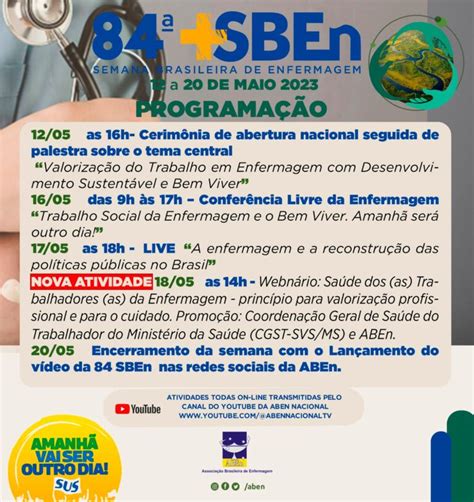 Sindenfrj Participa Da Semana Brasileira De Enfermagem Sindenf Rj