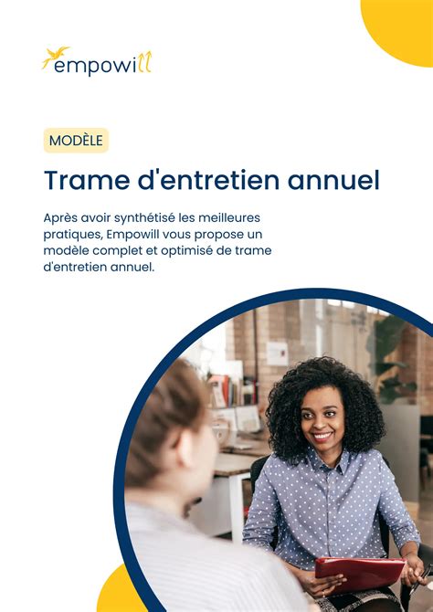 Mod Le De Trame D Entretien Annuel T L Charger Empowill