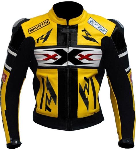 Motorcycle R1 Leather Racing Jacket Leather Jacket Men Mens Jackets