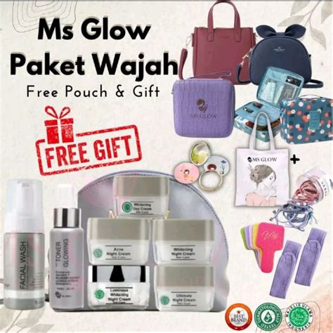 Jual Paket Ms Glow Free Gift Original Dan BPOM Bisa Cod Shopee