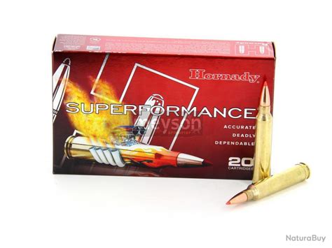 20 Munitions Hornady Superformance 300 Win Mag 180 Gr Sst Balles