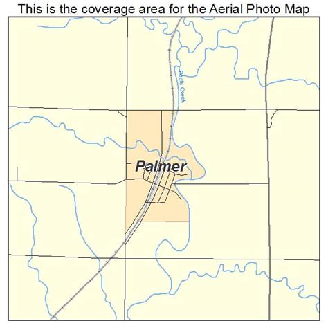 Aerial Photography Map Of Palmer Ks Kansas