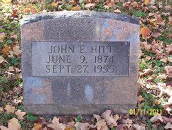 John Enoch Hitt 1874 1955 Mémorial Find a Grave