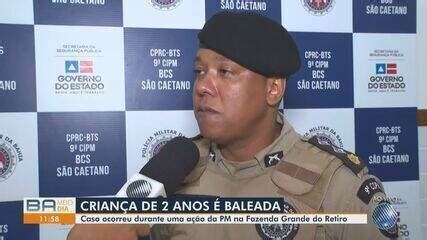 Criança de 2 anos é baleada na barriga durante ação de policiais