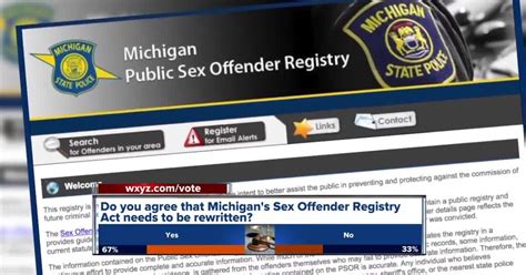 Federal Judge Invalidates Portions Of Michigan Sex Offender Registry Act