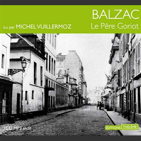 Le P Re Goriot Livre Audio Honor De Balzac Book D Oreille