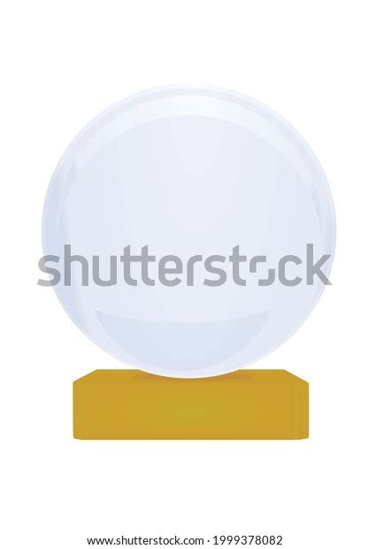 Empty Glass Ball Vector Illustration Stock Vector Royalty Free 1999378082 Shutterstock