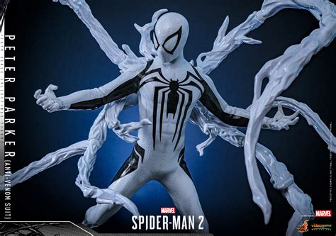 Live Peter Parker Anti Venom Suit Sixth Scale Figure By Hot Toys The Toyark News
