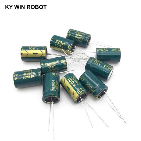 Electrolytic Capacitor Uf V Radial Polarized Aluminum