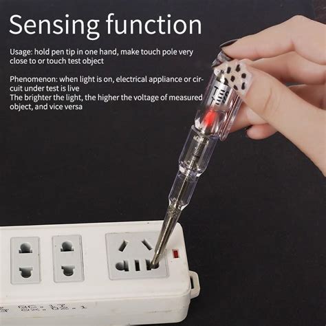 Buy V Electrical Tester Pen Waterproof Induced Voltage Responsive