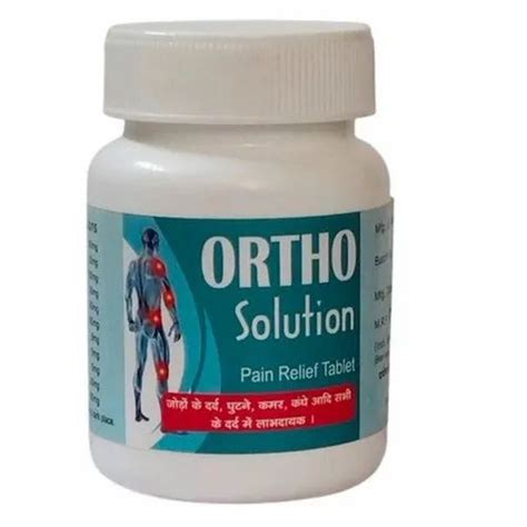 Ortho Solution Ayurvedic Joint Pain Relief Tablet Packaging Size 60 Capsules At Rs 90 In Patiala