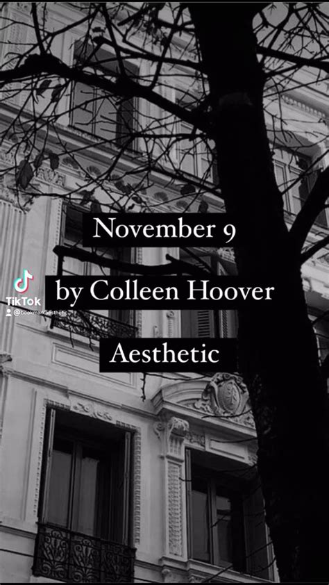 November By Colleen Hoover Aesthetic Fallon Ben Video In