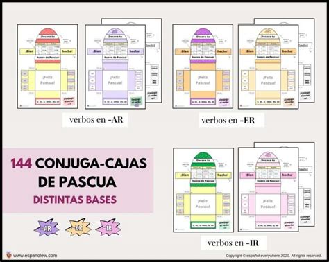 Verbos Y Conjugaci N En Pascua O Cualquier Momento