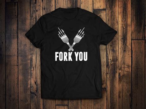 Fork You The Bird Middle Finger Fork Off Flipping You The Etsy