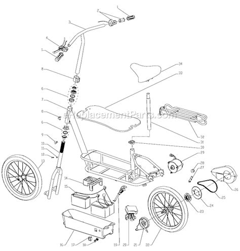 Razor EcoSmart Parts List and Diagram : eReplacementParts.com