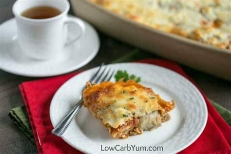 Eggplant Parmesan Casserole Gluten Free Low Carb Yum