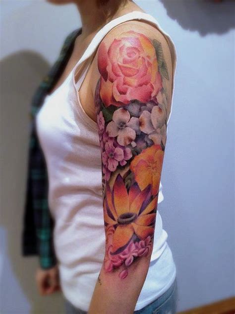 Tattoo Floral Tattoo Sleeve Half Sleeve Tattoos Designs Flower