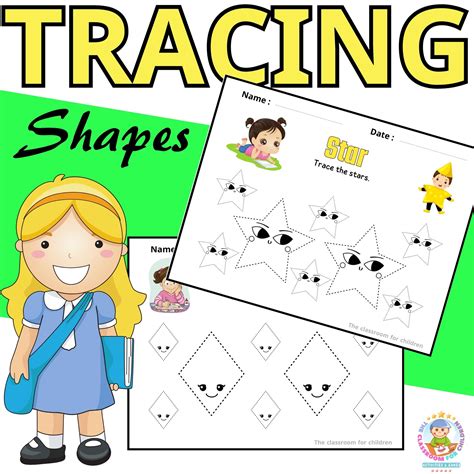 Tracing and Fine Motor Skills, Prewriting Shapes, preschool Activities ...