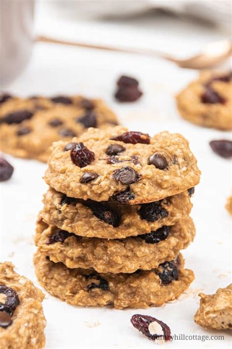 Banana Oatmeal Breakfast Cookies Healthy Gluten Free Recipe