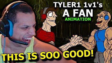 Tyler1 1v1s A Fan Animation Tyler1 Reacts Youtube