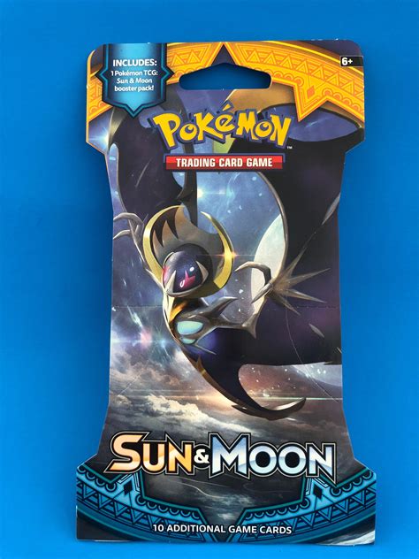 Sun Moon Booster Pack Pokemon Sealed Authentic Etsy