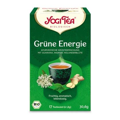 YOGI TEA Grüne Energie Grüner Bio Kräutertee 17X1 8 g 17X1 8 g