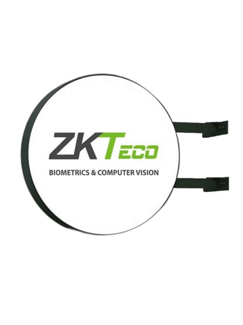 Zkteco Lampbox Anuncio Luminoso Circular Montaje En Pared