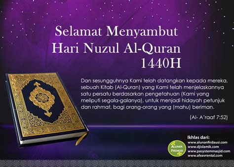 Jawapan Salam Nuzul Al Quran Nerveploaty