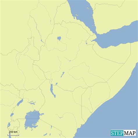 Stepmap Ethiopi Landkarte F R Ethiopia