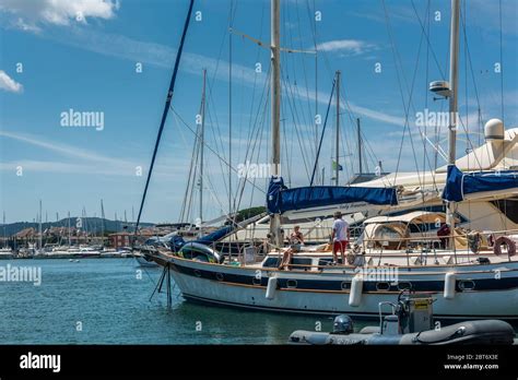 Port Grimaud France June 11 2019 Port Grimaud The Venice Of