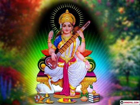 Saraswati Mata Images -50 HD Wallpapers Hindu Goddess Download Free