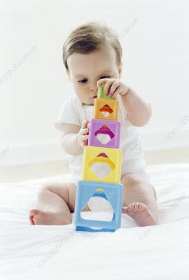 Baby Girl Playing Stock Image M Science Photo Library