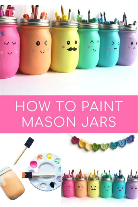 How To Paint Mason Jars Tips And Tricks For Painted Mason Jars Artofit