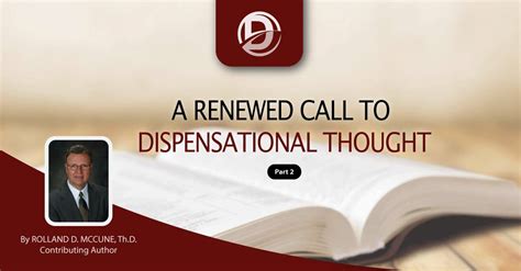 Later Epochs In Dispensational Thought Dispensational Publishing